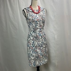 Ann Taylor Floral Sheath Dress, Size 4